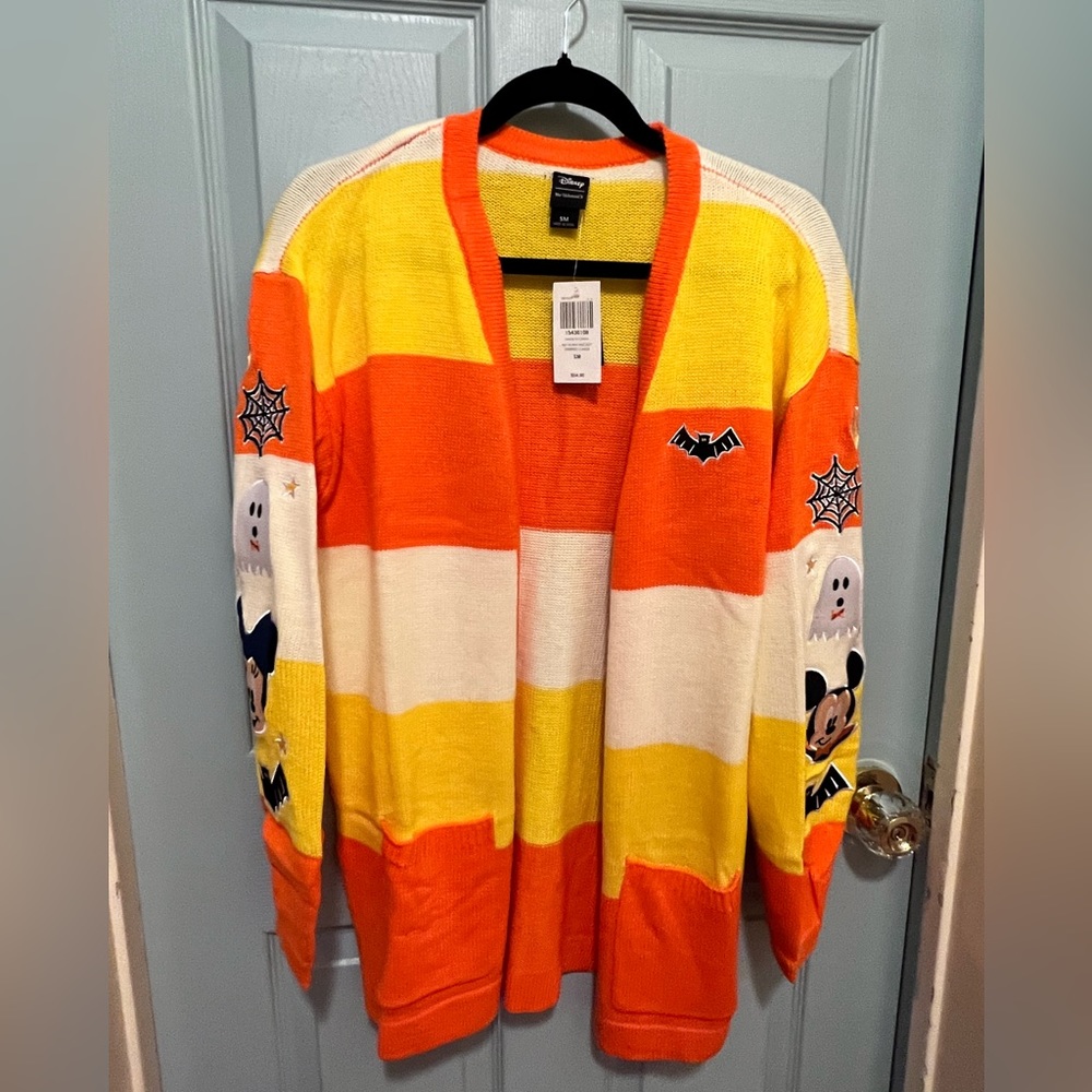 Mickey Mouse Candy Corn Cardigan